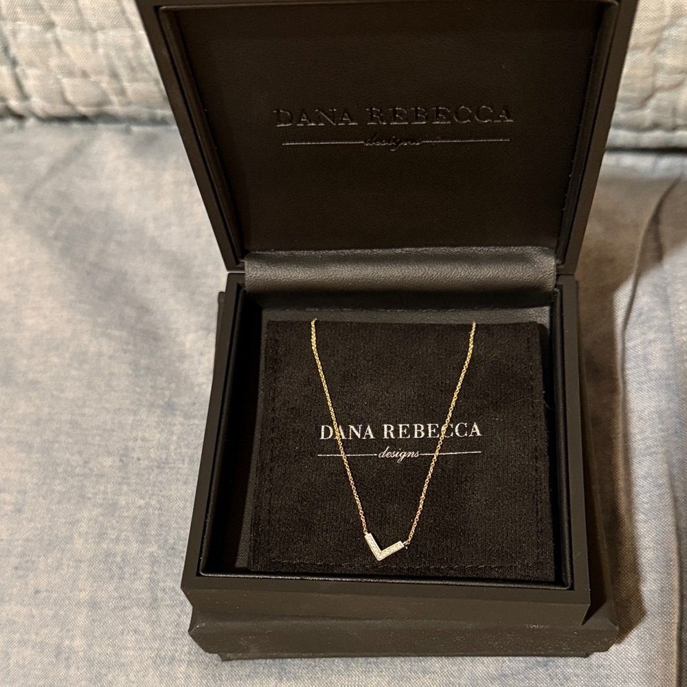 Dana Rebecca Designs Gold and Silver Chevron Necklace